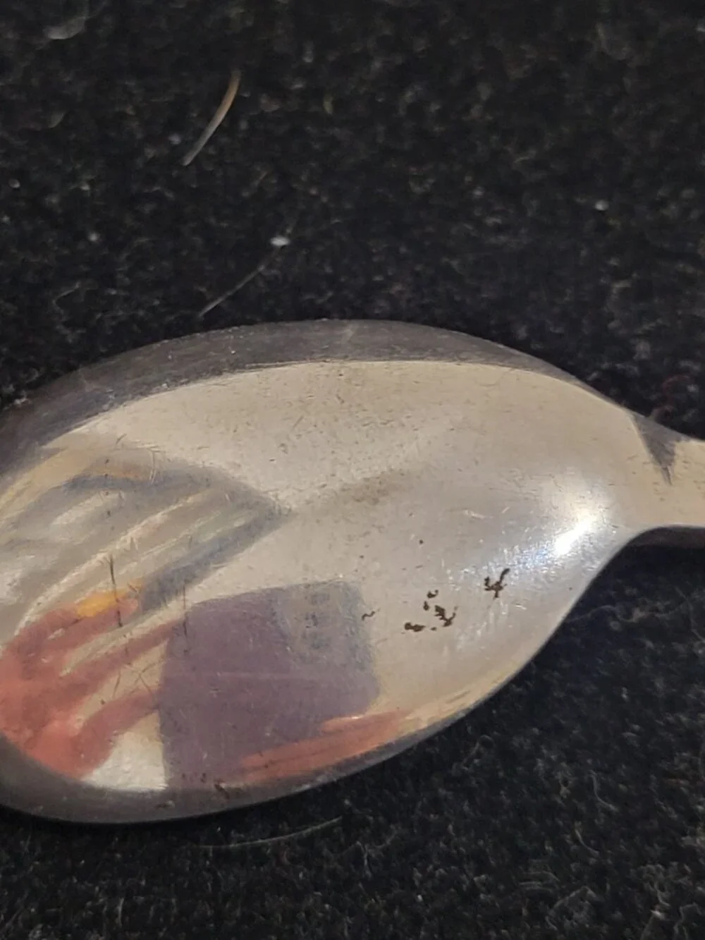 Scandinavian designer Albin Denmark Long Silverplate Spoon